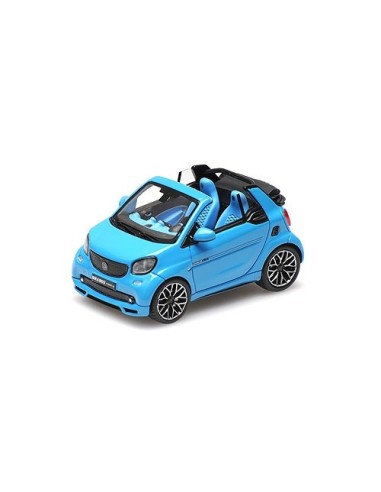 Smart BRABUS Ultimate 125 Cabriolet année 2017 bleu 1:43 Minichamps