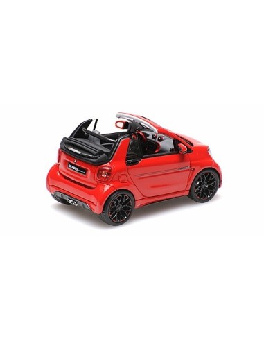 SMART BRABUS ULTIMATE 125 CABRIOLET – 2017 – ROOD 1:43 Minichamps