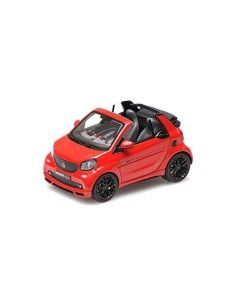 SMART BRABUS ULTIMATE 125 CABRIOLET – 2017 – VERMELHO 1:43 Minichamps 2