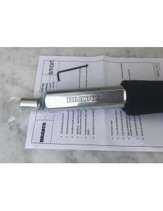 Cache frein à main sport en aluminium brossé Smart ForTwo Brabus 450 2