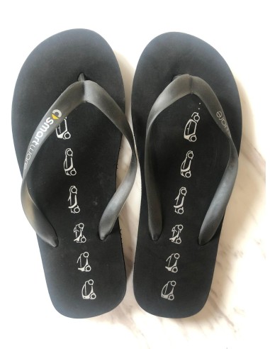 Smartware smart flip flops