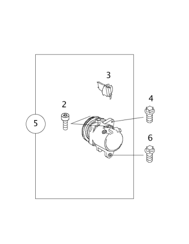 Compresseur de pompe de climatisation d'origine Smart ForTwo 450 et Roadster 452 A1602300111