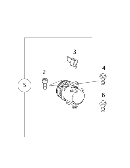 Compresseur de pompe de climatisation d'origine Smart ForTwo 450 et Roadster 452 A1602300111