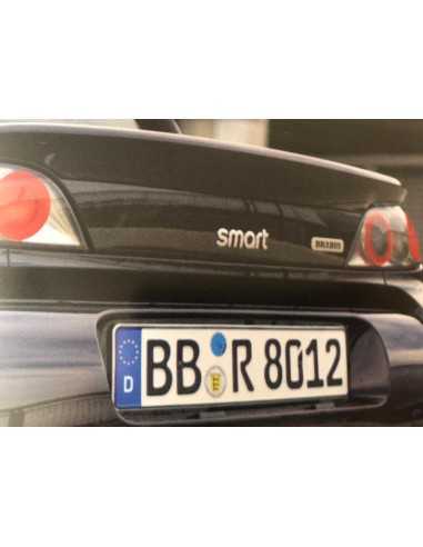 Autocollant pour badge arrière Smart Brabus