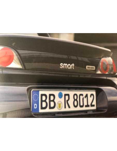 decalque do emblema traseiro smart Brabus