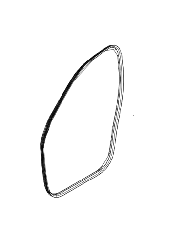Smart ForTwo / ForFour 453 Front Door seal gasket rubber
