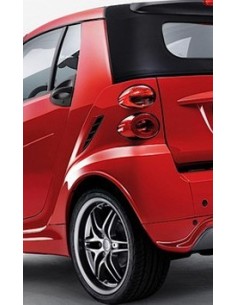 Extensões de arco de roda inteligentes adequadas para fortwo 451