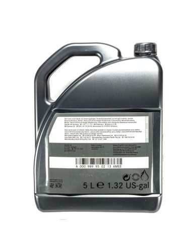 Mercedes 5W-30 Olio motore MB 229.52 - Diesel completamente sintetico A000989950213AMEW 1x5L