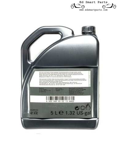 Olio motore Mercedes 5W-30 MB 229.52 - Completamente sintetico per motori diesel A000989950213AMEW 1x5L