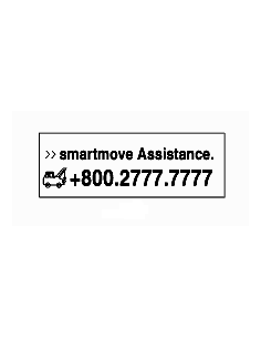 smartmove assistance sticker smart roadster fortwo forfour 2