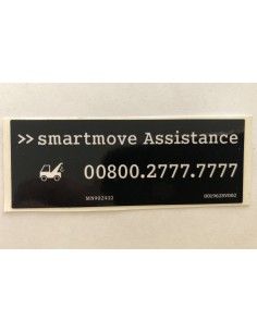 Adhesivo de asistencia SmartMove para Smart Roadster Fortwo Forfour