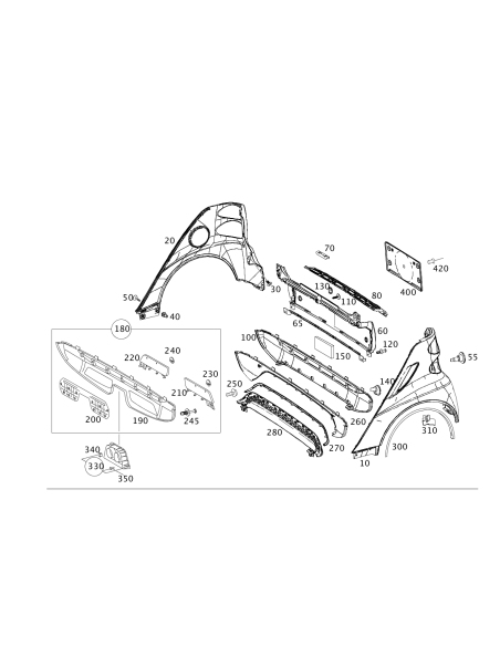 VITE A TESTA FILLISTER ORIGINALE PARAFANGO E SEZIONE CENTRALE POSTERIORE SULLA CARROZZERIA Smart Fortwo 451 VITE A TESTA FILLISTER ORIGINALE PARAFANGO E SEZIONE CENTRALE POSTERIORE SULLA CARROZZERIA Smart Fortwo 451
