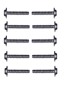 Vite per carrozzeria x10 - adatta per clip treenail
