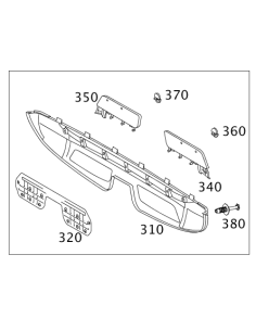 Kit di grembialatura posteriore Brabus per scarico a doppia uscita Smart ForTwo 451 2
