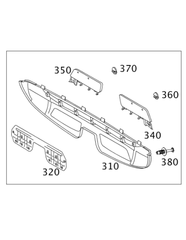 Smart ForTwo 451 Brabus Rear Valance Kit For Twin Exit Exhaust