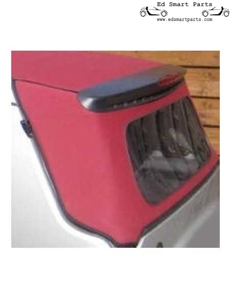 Vouwdak canvas achtergedeelte in True Red Burgundy smart ForTwo Cabrio 450