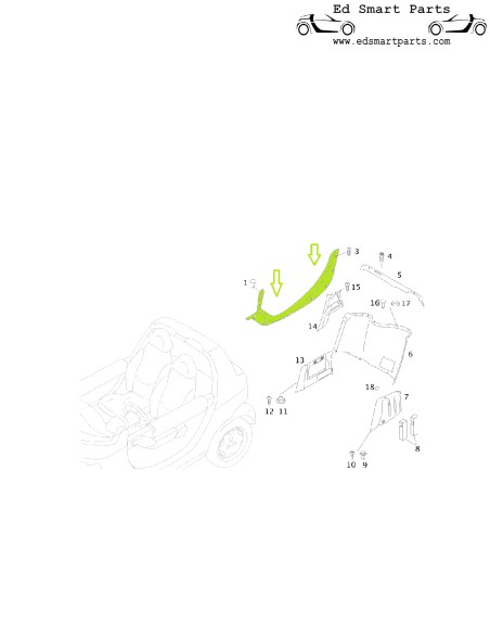 Smart Crossblade COPERTURA SOGLIA INTERNA