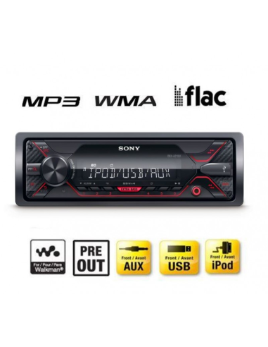 RADIO AUTOMÁTICA SONY DSX-A210UI 1 DIN USB Y ENTRADA