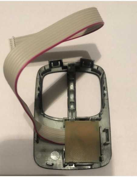 Cubierta de palanca de cambios central decorativa negra smart fortwo 451 EE. UU./CANADÁ