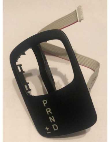 Capa de câmbio central ornamental preta smart fortwo 451 EUA/CANADÁ