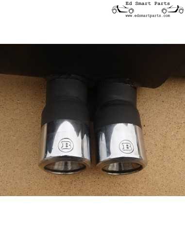 Sistema de escape de alto rendimiento BRABUS para el Smart 452 Roadster original