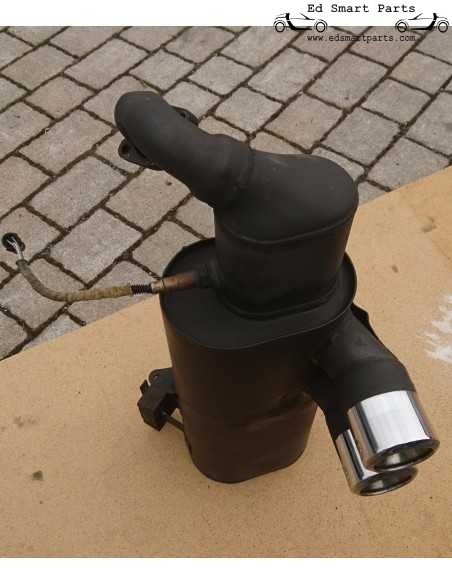 Sistema de escape de alto rendimiento BRABUS para el Smart 452 Roadster original