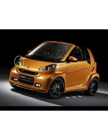 Brabus Xclusive Smoke Headlight voor SMART fortwo coupe & cabriolet C451