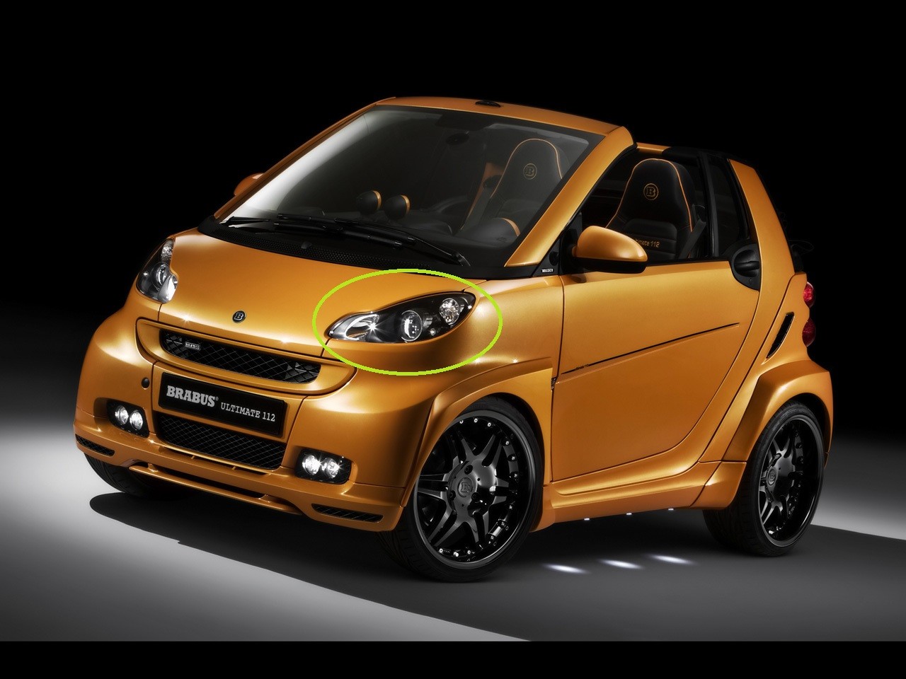 Brabus Xclusive Smoke Headlight for Smart fortwo Coupe
