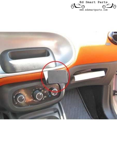 CLIP DE SOPORTE PARA TELÉFONO EN ÁNGULO PARA SMART FORFOUR/ FORTWO 453