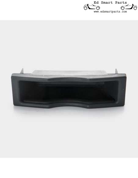 Compartimento de armazenamento do console central do painel Smart Roadster 452 com tapete de borracha