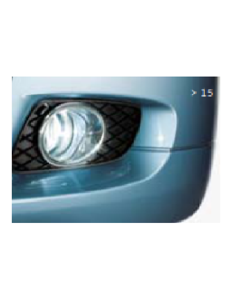 Chrome Fog light rings, high-gloss chrome-plated A4518260018