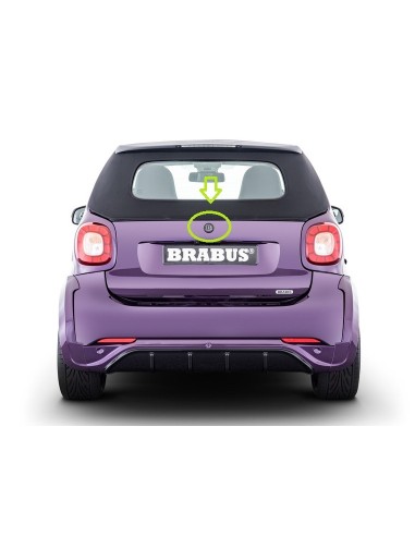 Smart Fortwo Forfour Brabus Ultimate 125 rear decal