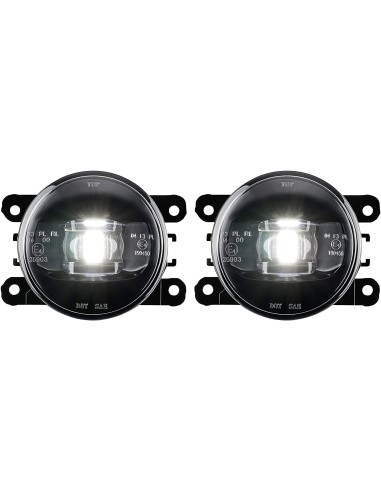 Schwarz / Rauch LED Nebelscheinwerfer Set smart fortwo forfour 453