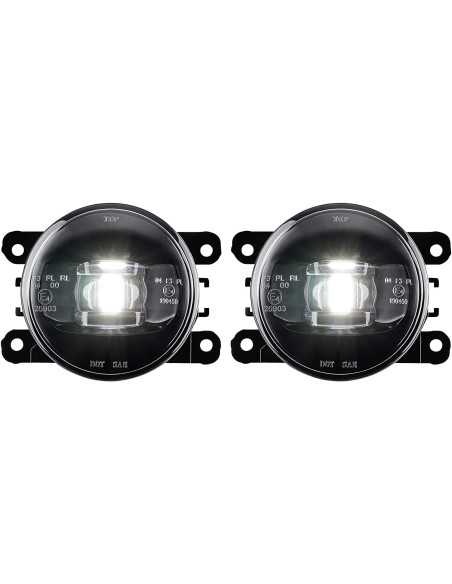 Black / Smoke LED Foglight set Smart Fortwo ForFour 453