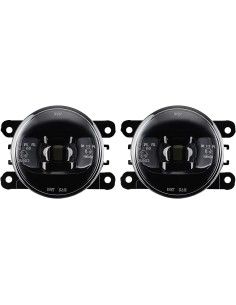 Conjunto de faróis de neblina LED pretos/fumaça Smart Fortwo ForFour 453 2