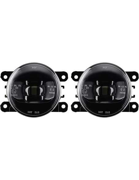 Conjunto de faróis de neblina LED pretos/fumaça Smart Fortwo ForFour 453 Conjunto de faróis de neblina LED pretos/fumaça Smart Fortwo ForFour 453