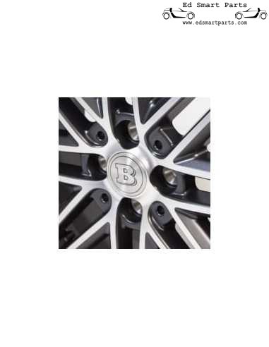 Coprimozzo originale Brabus per fortwo 453 e forfour 453