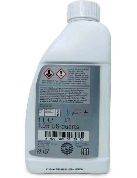 Refrigerante anticongelante rojo Mercedes Benz 325,6 1L Refrigerante anticongelante rojo Mercedes Benz 325,6 1L