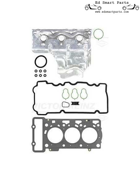Pakkingset, cilinderkop met klepsteelafdichtingen smart Roadster 452 & smart Fortwo 450