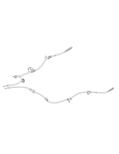 Cavo freno a mano di stazionamento OEM adatto per modelli smart forfour 454