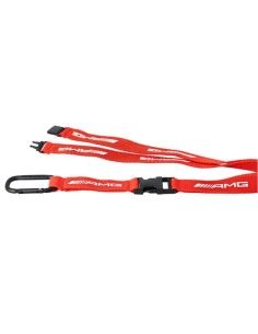 Mercedes-Benz AMG Racing Lanyard Red AMG Logo White 2