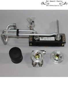 Smart Fortwo 450 & Roadster 452 45kw oil cooler set 698cc 10  Row 2