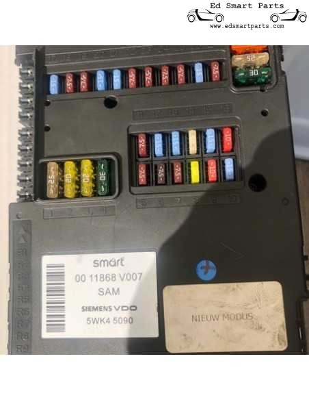 VIRGIN SAM - MÓDULO DE AQUISIÇÃO E ATUAÇÃO DE SINAL para qualquer smart fortwo 450 e roadster 452