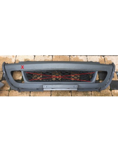 Smart Roadster front textured grille surround silver grey