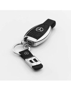 Portachiavi Mercedes-Benz, modello serie B (nero/argento) 2