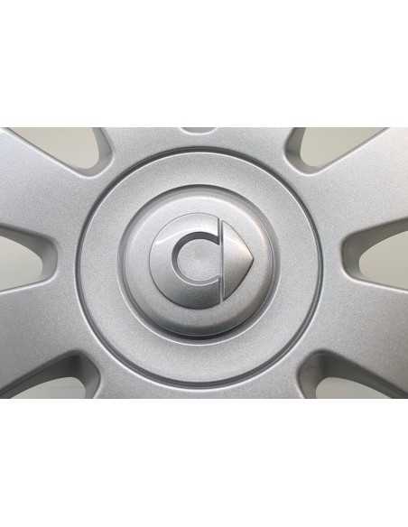 Volledige wieldoppen voor Smart ForTwo ForFour 453 15 inch