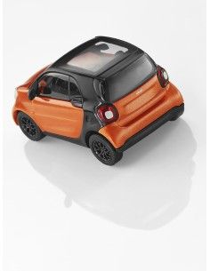 smart fortwo coupe 453, passionsschwarz / lavaorange 1/87 2