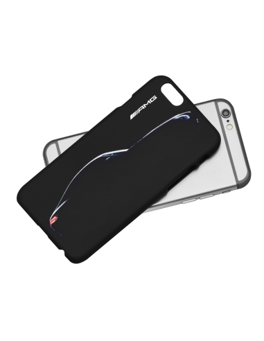 iPhone 6 / 6s Capa backing in Black MERCEDES AMG GT Silhouette Design