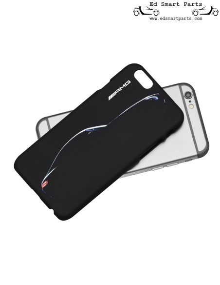 Coque arrière pour iPhone 6/6s avec motif silhouette MERCEDES AMG GT noir