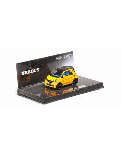 SMART - FORTWO BRABUS ULTIMATE E CONCEPT IAA 2017 AMARILLO NEGRO 1:43 Minichamps 2